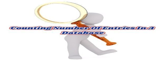 Counting Number Of Entries In A Database