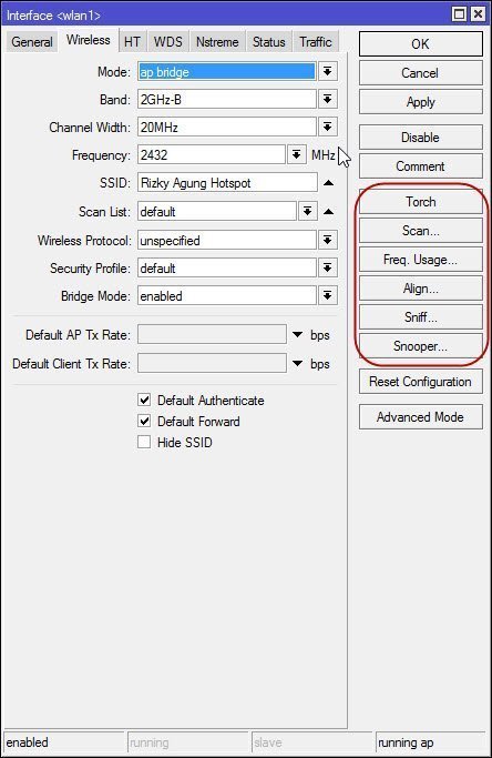 Mikrotik Wireless Tools