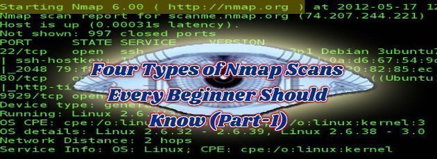 Four Types of Nmap Scans Every Beginner Should Know (Part-1)