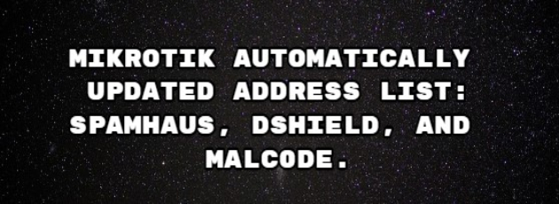 How to Blacklist Filters on MikroTik RouterOS?
