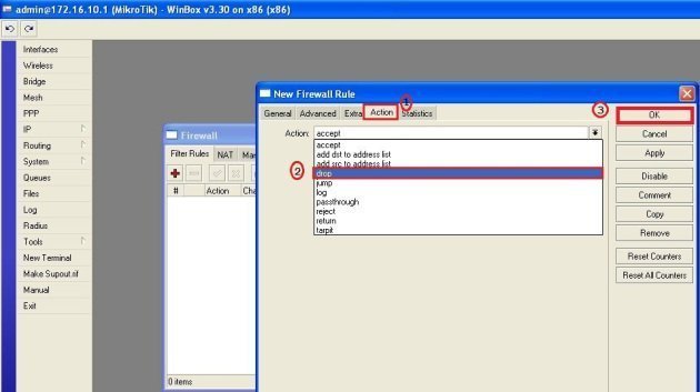 Block Facebook in Mikrotik