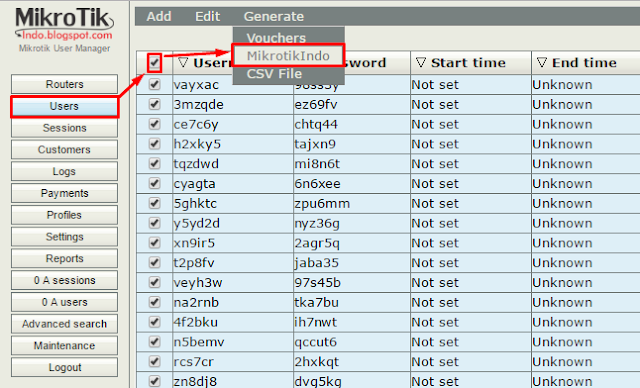 Mikrotik Usermanager Templates