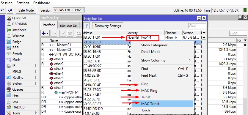 How to Discover Neighbor Networks in Mikrotik devices?