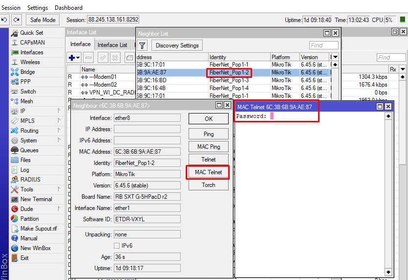 How to Discover Neighbor Networks in Mikrotik devices?