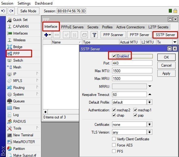 How to Make SSTP VPN Server in Mikrotik