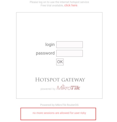 Hotspot Login Page Mikrotik