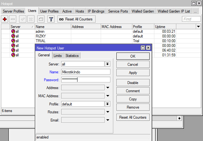 Mikrotik Hotspot