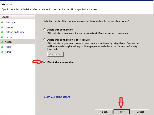 How to Prohibit IP Using Windows Firewall on Your Server?