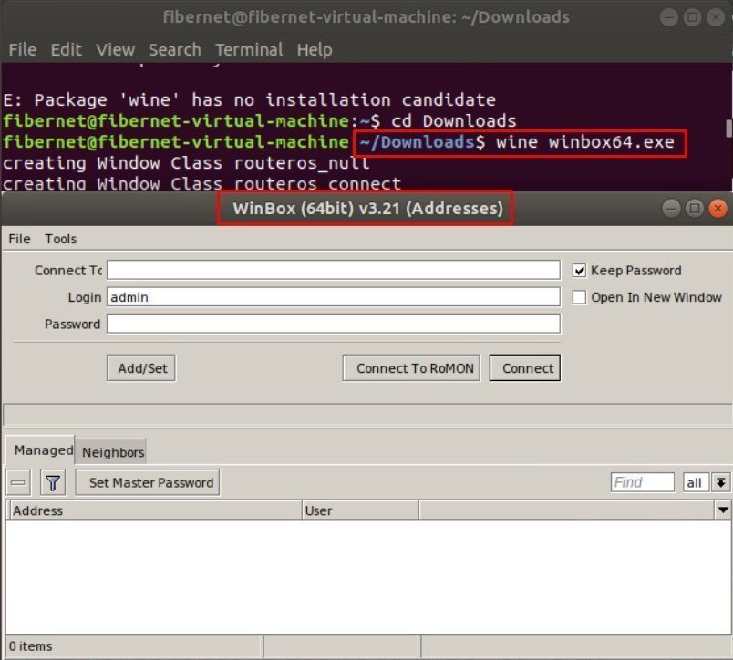 How to Run Winbox Mikrotik on Linux Mint, Ubuntu, etc.