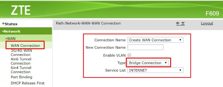Network – How to Get Bridge Mode in Modems?