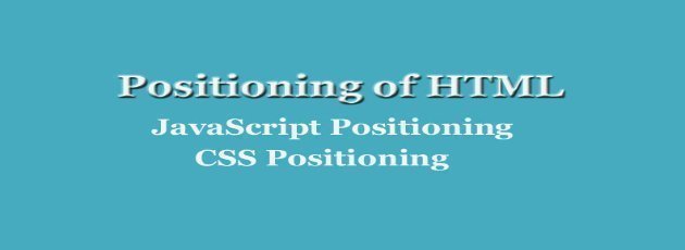 Positioning of HTML Content