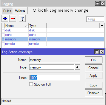 Your Mikrotik Router How to Increase the Log Data Size?
